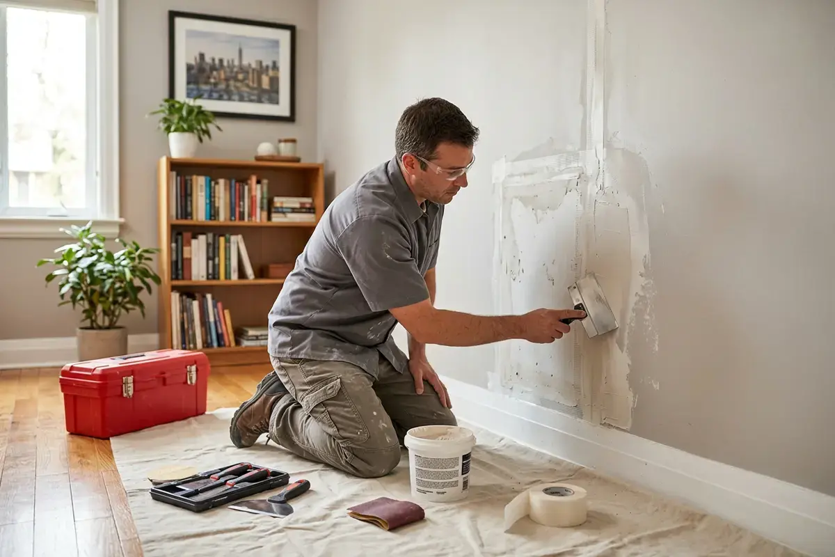 Drywall Repair in Toronto to Fix Holes, Cracks & Damage