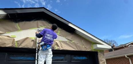 Spray-Applied Exterior Painting by Finest Painters in Ajax and the GTA