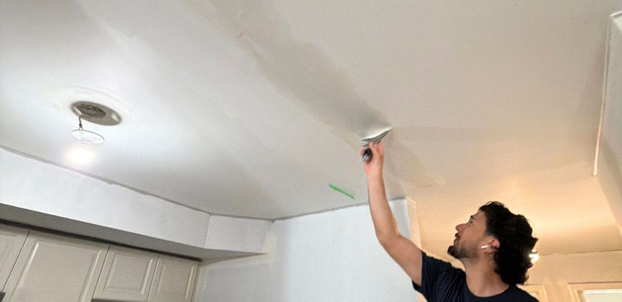 Finest Painters crew painting an interior in the GTA